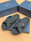 Prada Slides - Black Leather - 2