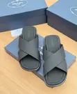 Prada Slides - Black Leather - 4