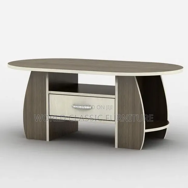 Modern Luxury Double-Layer Coffee Table - 1