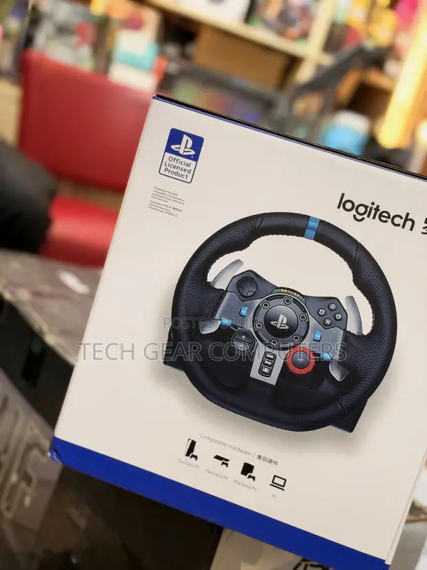 Logitech G29 Driving Force Racing Wheel for PS5/PS4/PS3 - 1