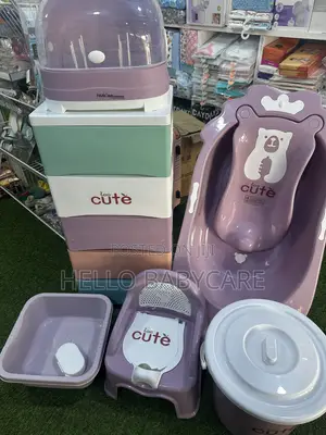 Baby Bath Set with Drawer/Wardrobe