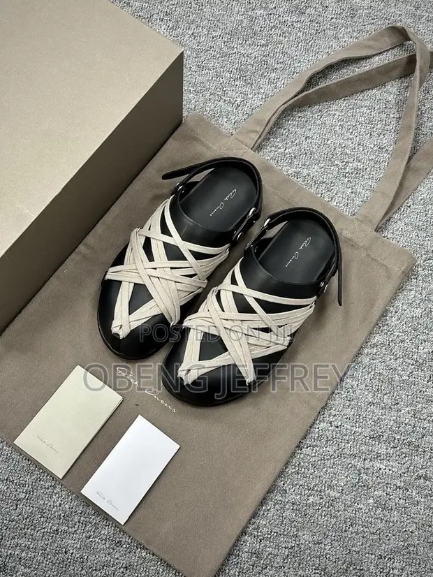 Original Rick Owens Mule Black - 1