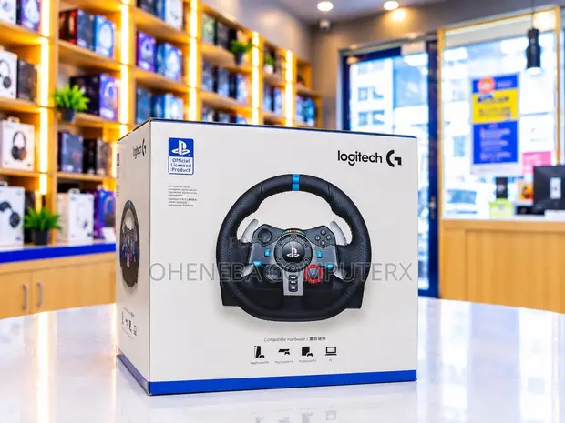 Logitech G29 Steering Wheel and Pedals for PC, PS5 - 1
