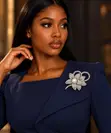 Pearl Fleur Brooch - 3