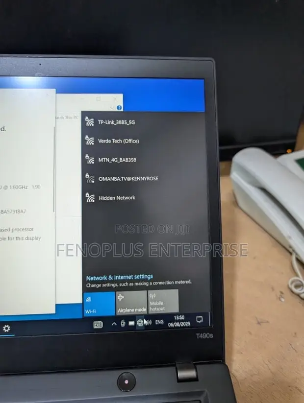 Lenovo ThinkPad T490s Laptop - 16GB RAM, 256GB SSD - 1