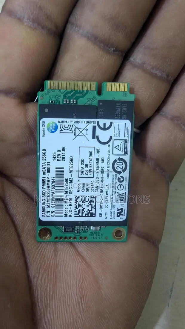 Samsung PM851 256GB mSATA SSD - 1
