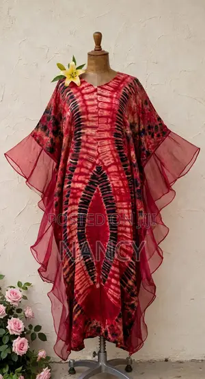 Boubou Dress - Cotton Print