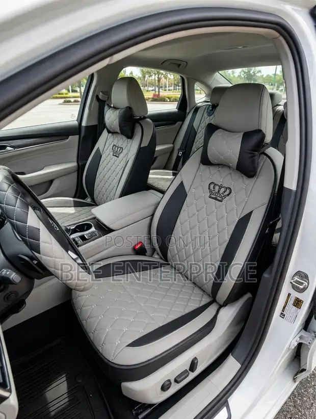 Crown Car Seat Covers - Grey/Black & Full Black - 1