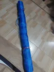 Heavy-Duty Blue Window Door Insect Screen Mesh Roll - 2