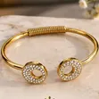 Open Cuff Bangle Bracelet - 2