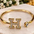 Open Cuff Bangle Bracelet - 3