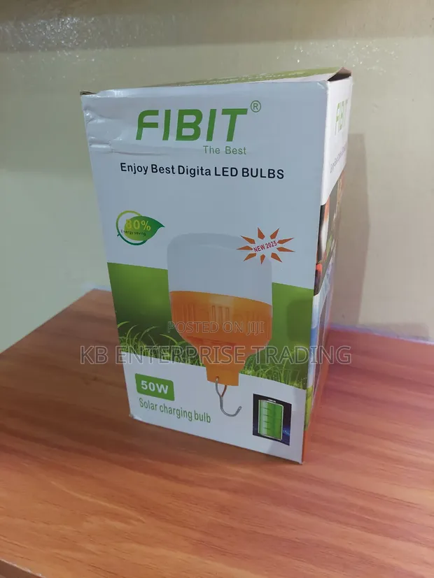 FIBIT 50W Solar Charging LED Bulb - 1