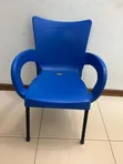 Relax Plastic Chairs with Metal Legs - 3
