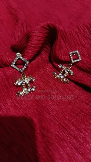 Statement Gold-Plated Stainless Steel Earrings