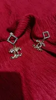 Statement Gold-Plated Stainless Steel Earrings - 1