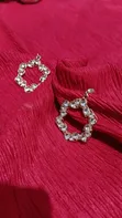 Statement Gold-Plated Stainless Steel Earrings - 3
