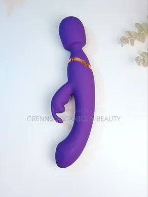 3-in-1 Purple Wand Massager with Rabbit & G-Spot Vibrator