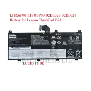 Lenovo ThinkPad P53 Laptop Battery L18M6P90