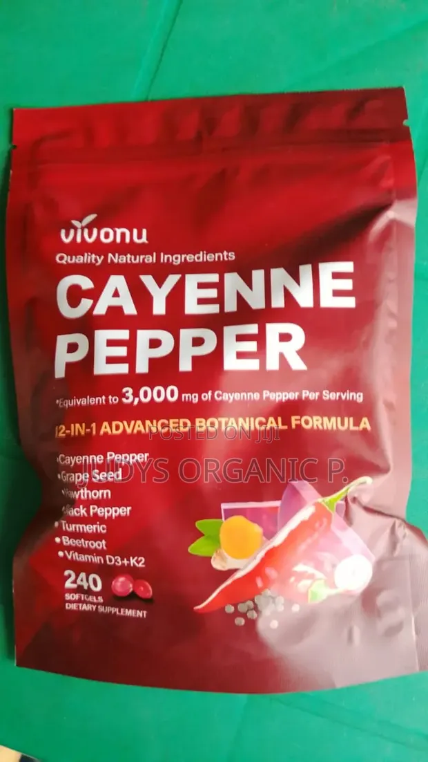 Vironu Cayenne Pepper Softgels - 1