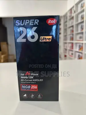New Itel S26 Ultra 256GB Black