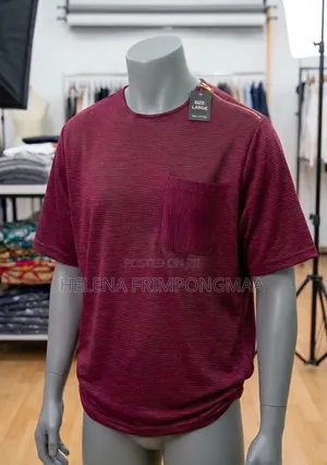 Men's Wine Short Sleeve Shirt