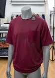 Men's Wine Short Sleeve Shirt - 2