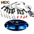 Car Interior RGB Ambient LED Strip Lights - App Controlled - 2