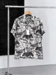 Zara Men's Multi-Color Polycotton Shirt - 4