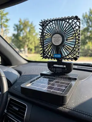 Solar Car Dashboard Fan - Solar + USB Charging