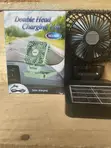Solar Car Dashboard Fan - Solar + USB Charging - 2