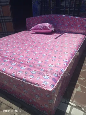Queen Size Bed with Built-in Foam