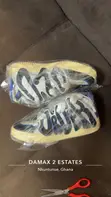 Nike Men's White Leather Sneakers - Size 41 - 2