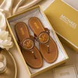 Hermes Quality Comfortable White Leather Slippers - 2