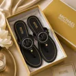 Hermes Quality Comfortable White Leather Slippers - 3