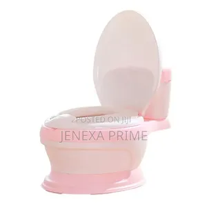 Toddler Training Potty Chair with Backrest (Pink)