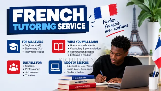 French Tutor - Beginner Conversation (New Legon/Adenta) - 1