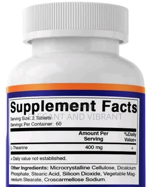 L-Theanine Supplement 400mg - 120 Capsules