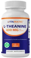 L-Theanine Supplement 400mg - 120 Capsules - 4