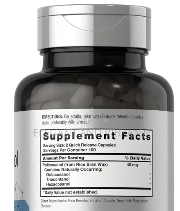 Policosanol 40mg | 200 Capsules - 1