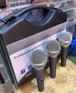Shure SM58 3-Piece Wired Dynamic Vocal Microphone Set - 2