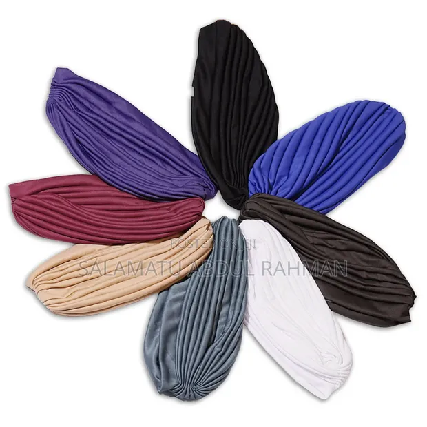 Standard Pre-Tied Pleat Turban Cap - 1