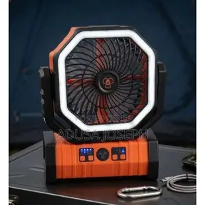 3-in-1 Rechargeable Fan, Light & Power Bank