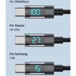 Type-C to Type-C Cable 100W PD Fast Charging USB-C Display Cable - 2