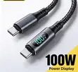 Type-C to Type-C Cable 100W PD Fast Charging USB-C Display Cable - 3