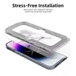 Easy Installation Tempered Glass Screen Protector for iPhone 12-17 - 4