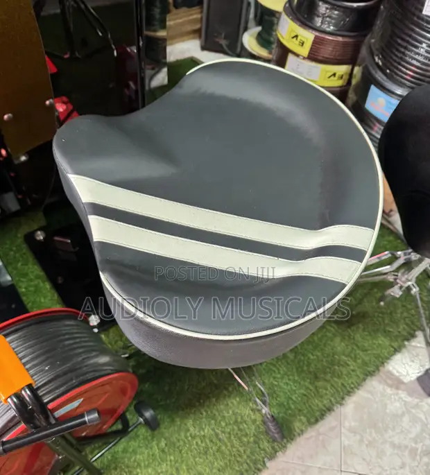 Leather Adjustable Drum Throne - 1