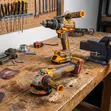 INGCO 20V Cordless Drill & 115mm Angle Grinder Combo - 1