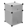 Double Cube Plastic Storage - Green - 2