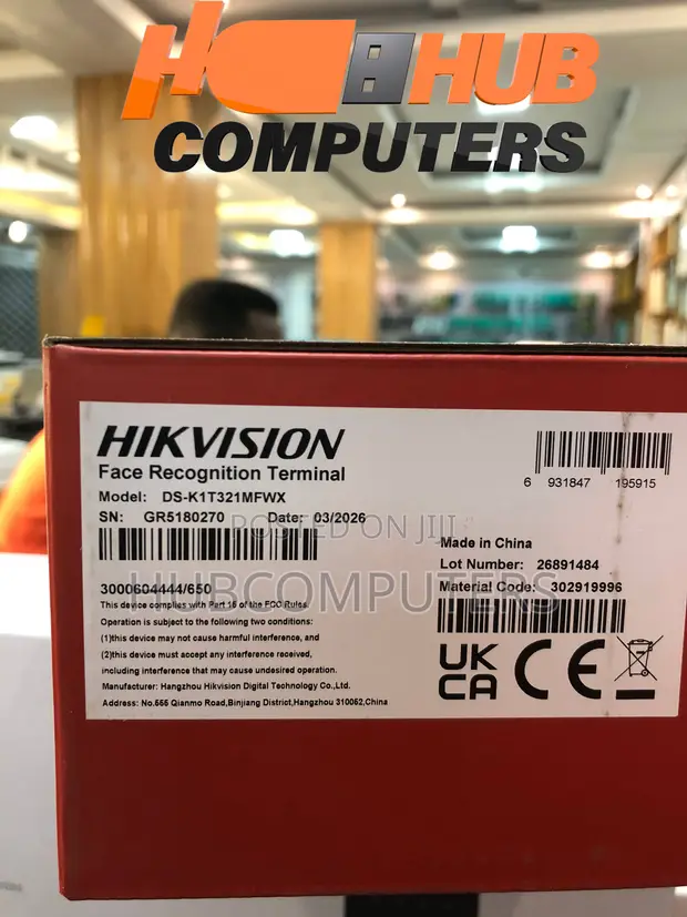 Hikvision DS-K1T321MFWX Facial Recognition Terminal - 1