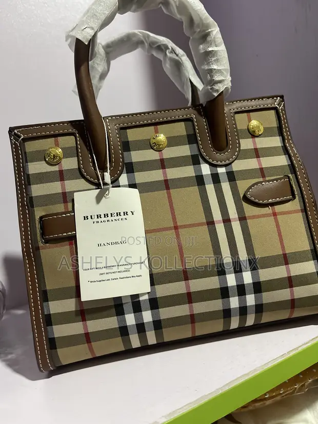 Burberry Handbag - Medium, Multicolor Stripes - 1